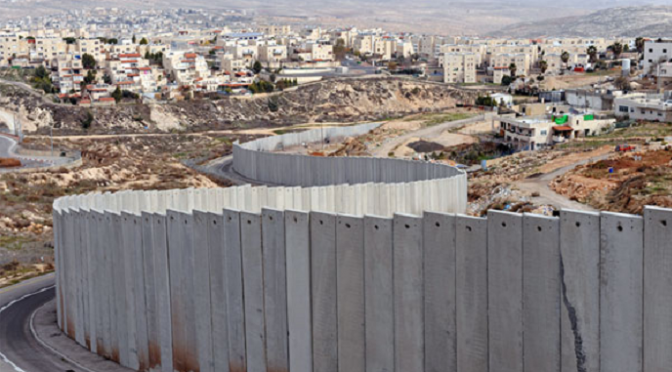 Environmental destruction of Israel's apartheid wall and illegal settlement construction