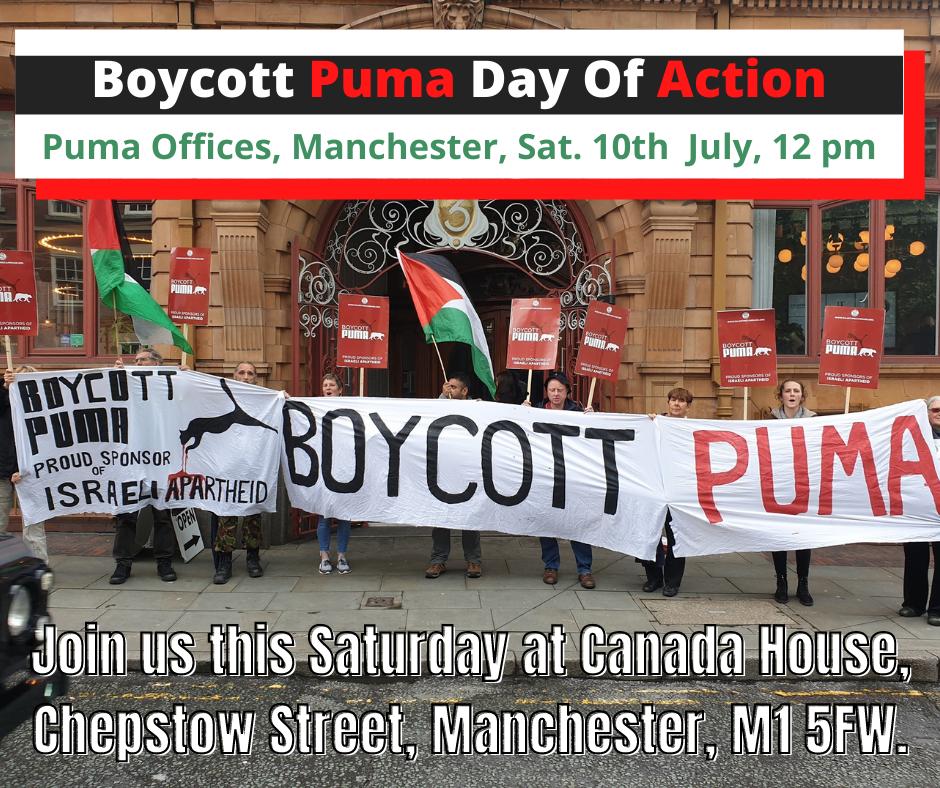 Boycott Puma Day Of Action - Time To Act