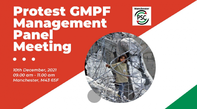Protest GMPF Management Meeting