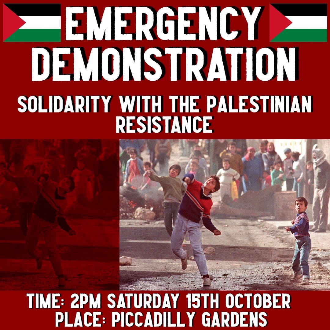 Emergency Demonstration - Solidarity With The Palestinian Resistance