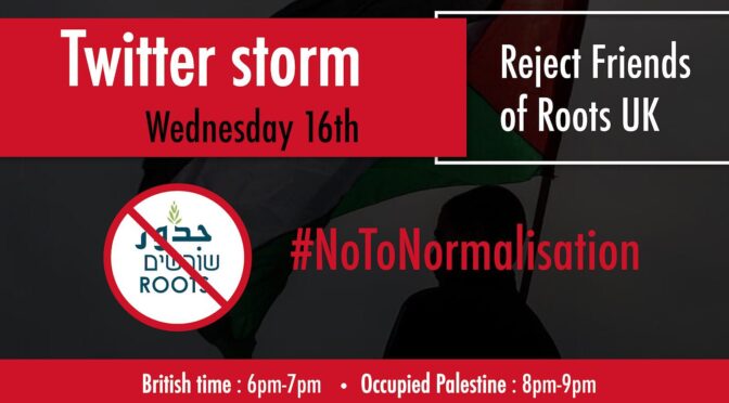 Join the Youth Front For Palestine Twitter Storm￼