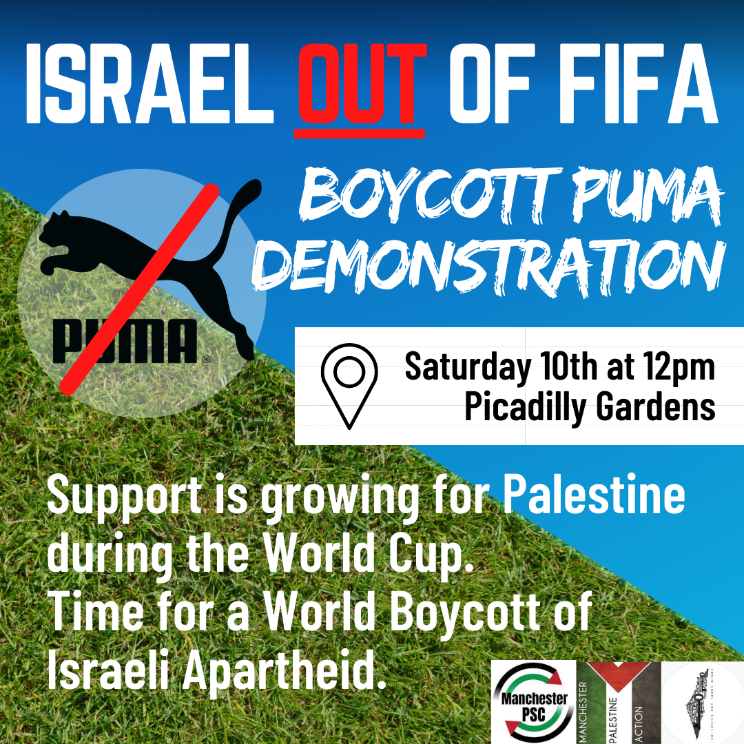 Israel Out Of FIFA - Boycott Puma Demonstration