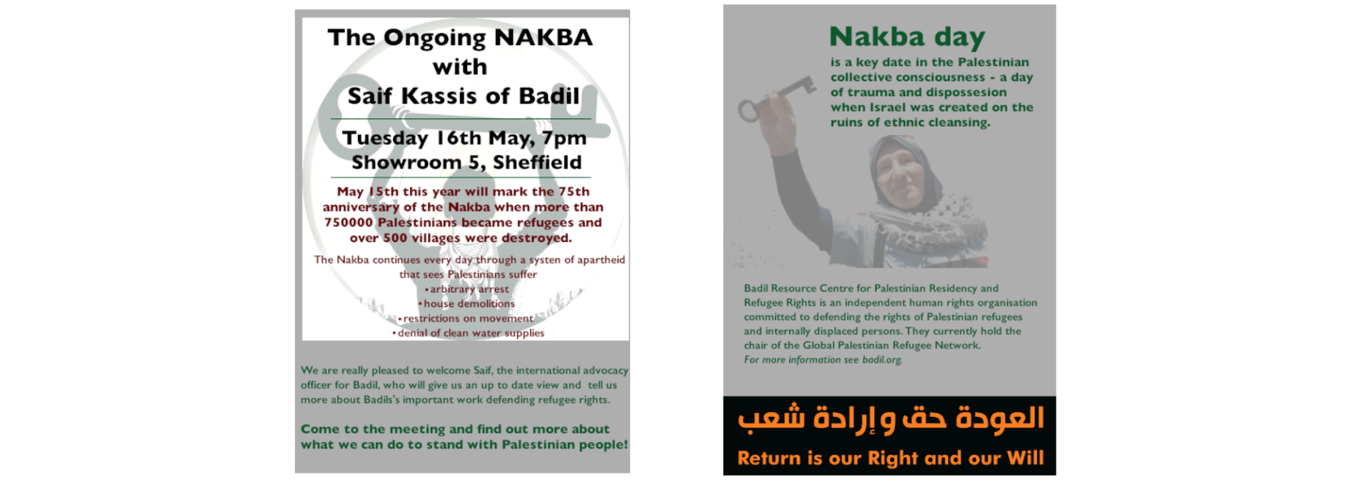 The Ongoing NAKBA: Palestinian Refugees and their Right of Return