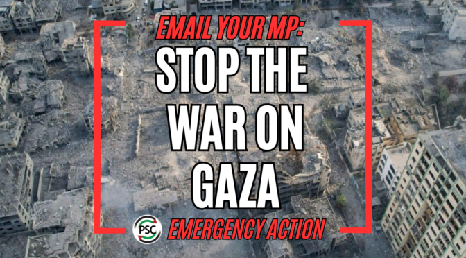 Contact Your MP – Gaza