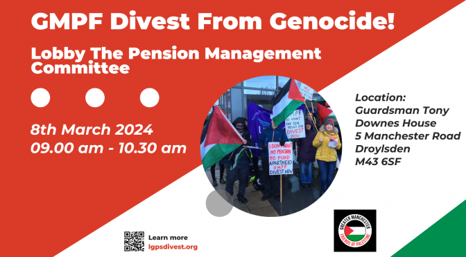 GMPF Divest From Genocide!