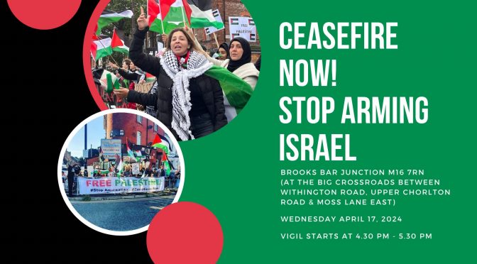 Ceasefire Now.  Stop Arming Israel