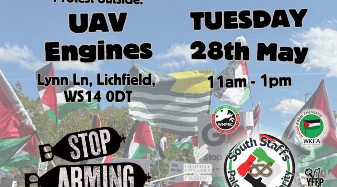 Manchester Coach to Stop Arming Israel  – Shut Elbit Down