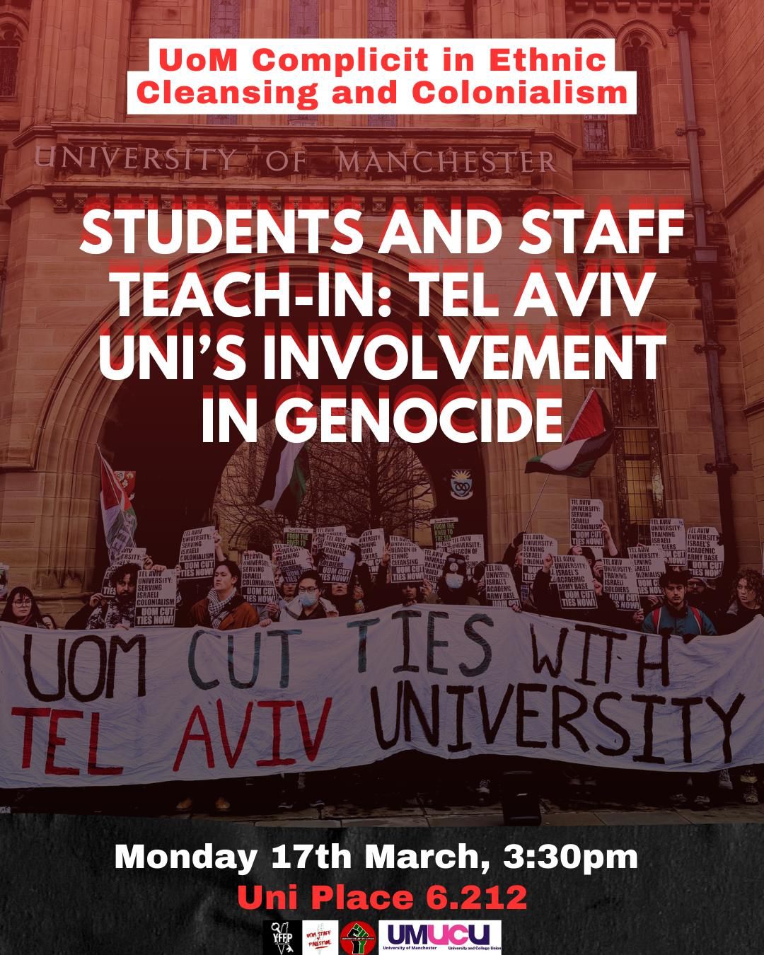 Student And Staff Teach-in: Tel Aviv Uni's Involvement In Genocide