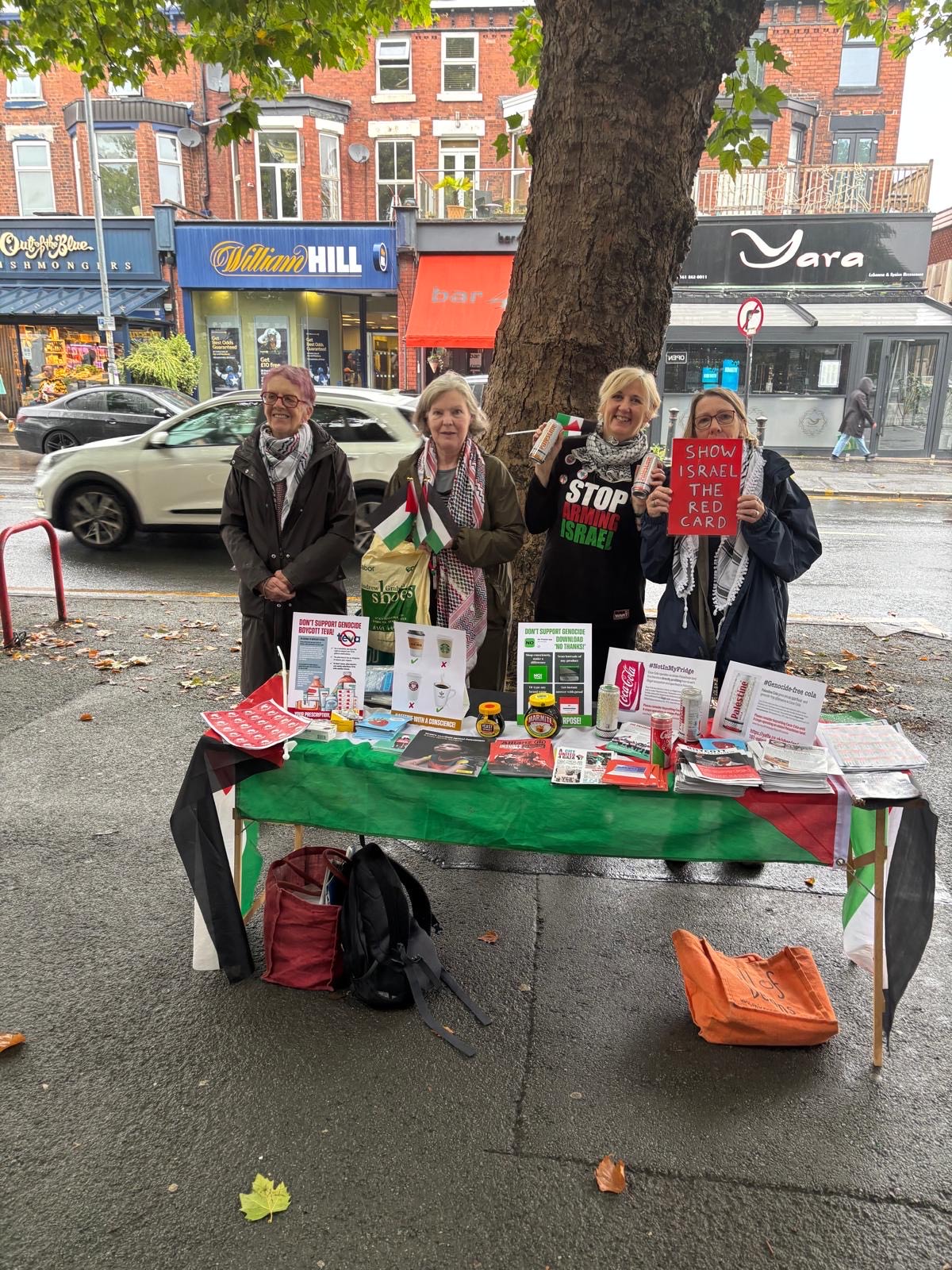 CHORLTON: BDS COMMUNITY STALL ALERT!