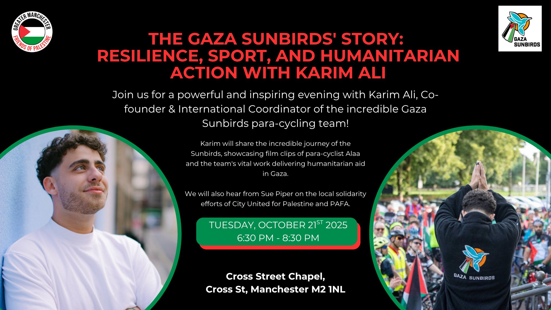 The Gaza Sunbirds' Story:  Resilience, Sport, and Humanitarian Action with Karim Ali