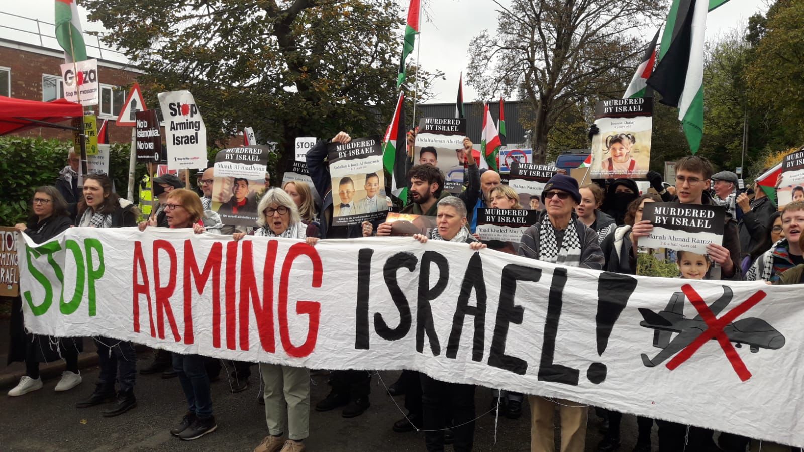 Join the Manchester coach to the monthly protest to Shut Elbit Down