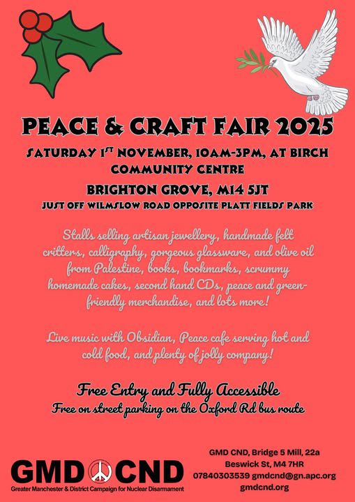 GMFP Stall -  Peace & Craft Fair 2025 is HERE!