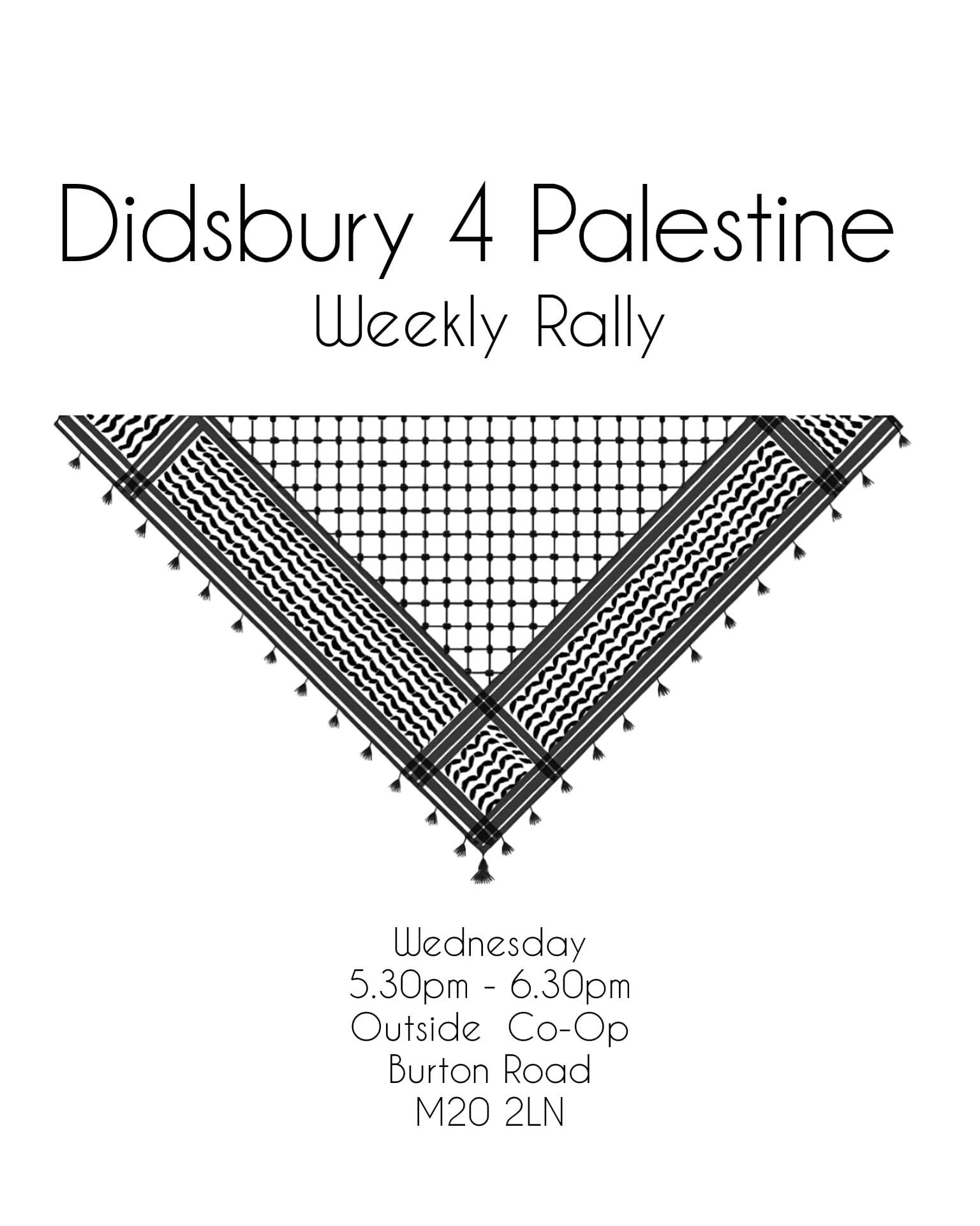 Didsbury For Palestine Rally 
