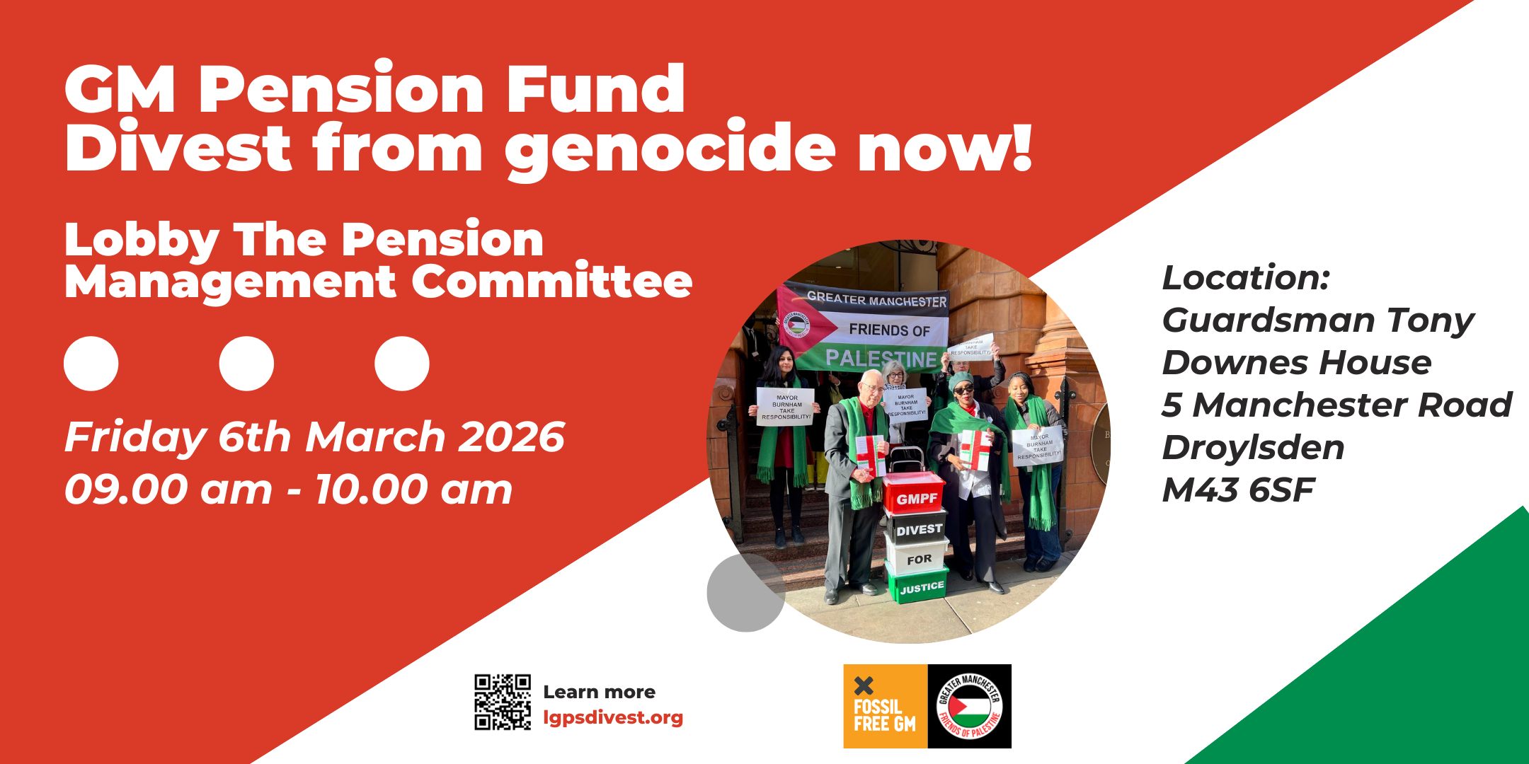 URGENT: GM Pension Fund – Divest from genocide now!