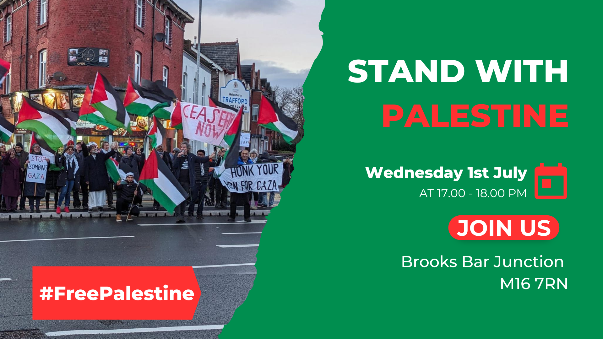STAND WITH PALESTINE