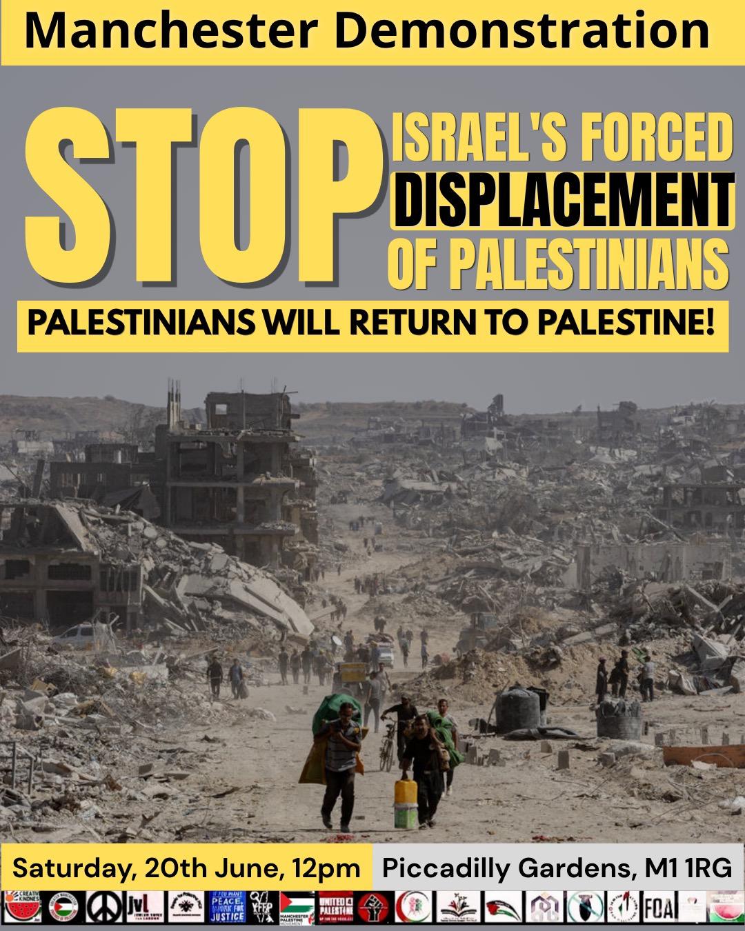 Stop Israel's Forced Displacement of Palestinians