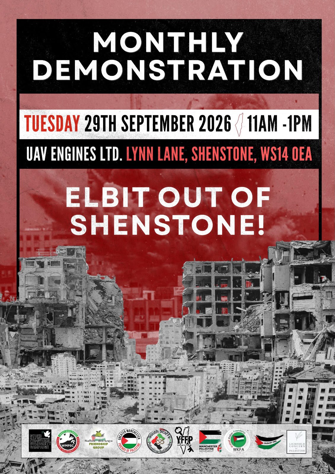 STOP ARMING ISRAEL: SHUT ELBIT DOWN